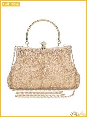 1920s Vintage Beaded Clutch Evening Bags for Women Formal Party